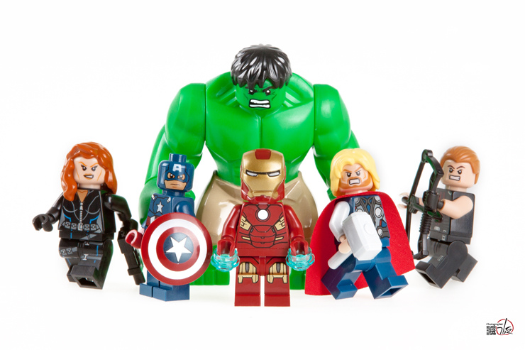 Marvel's Avengers characters as LEGO figurines
